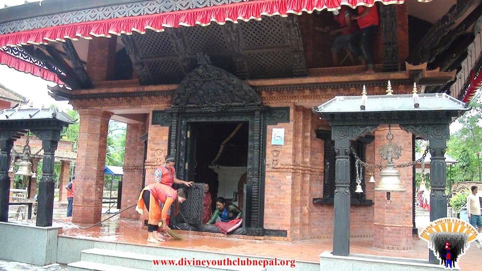 Kedareshwor-Mahadev-Temple-Cleaning-pokhara-2075-6