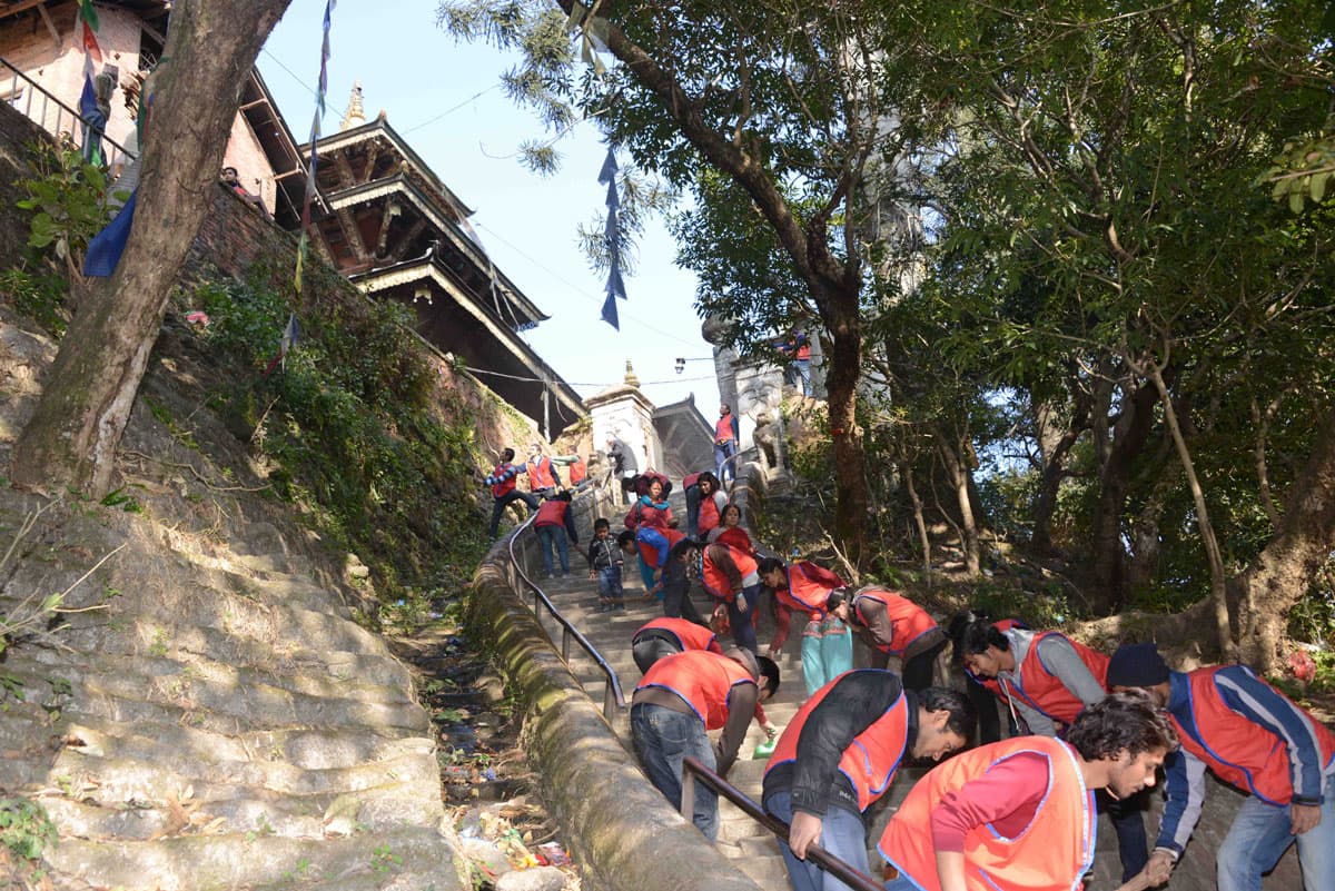 Sankhu-Temple-Cleaning-Program