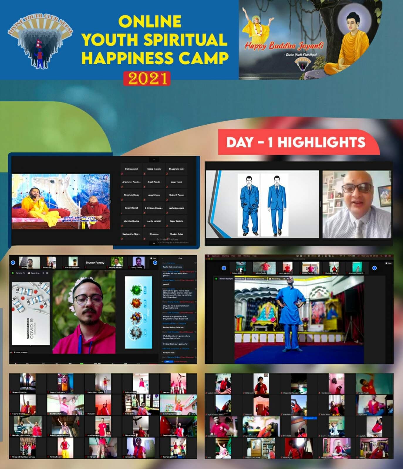online spiritual happiness camp 2021
