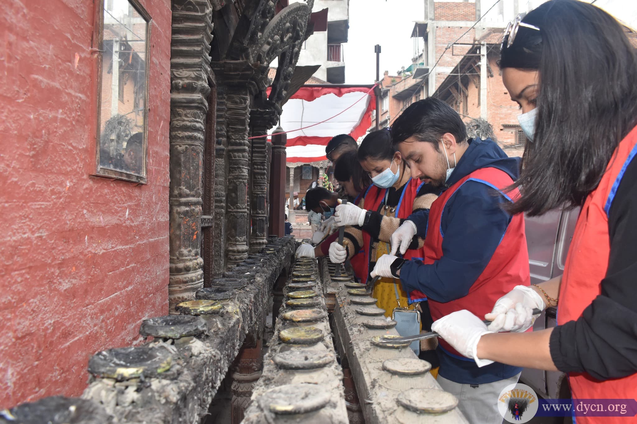 Shree Balkumari Temple cleaning program Bhaktapur.(2)