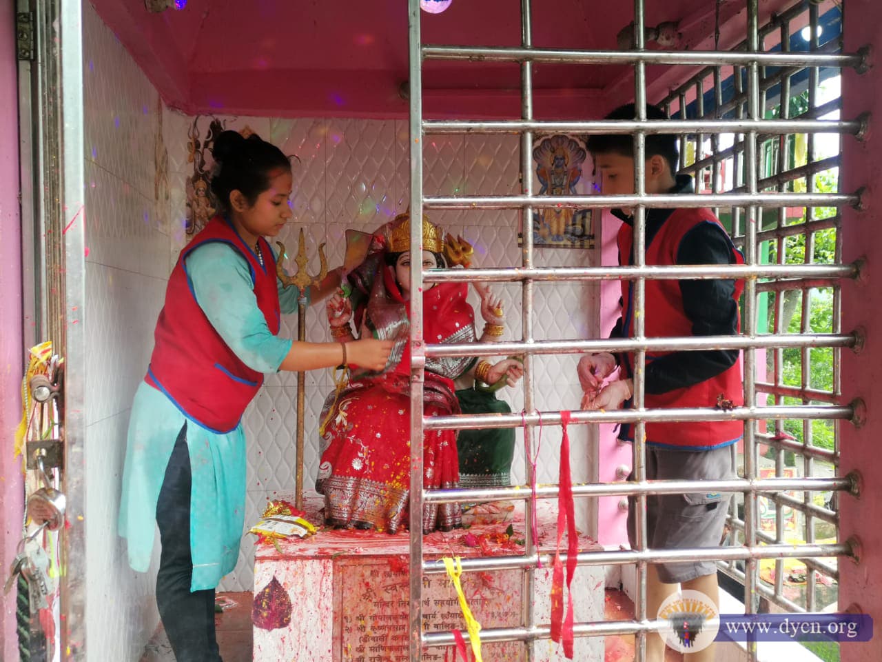 olunteering andTemple Cleaning at Syangja 2080(2)