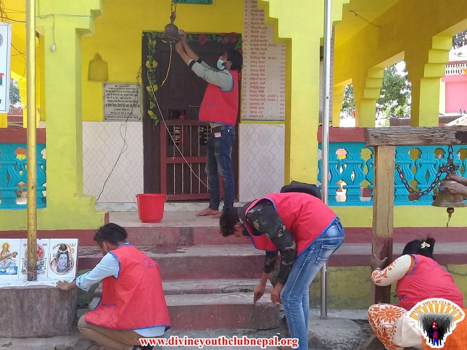 Narmadeshwar-Shivalaya-Temple-Cleaning-Program-at-Kawasoti-2075-6