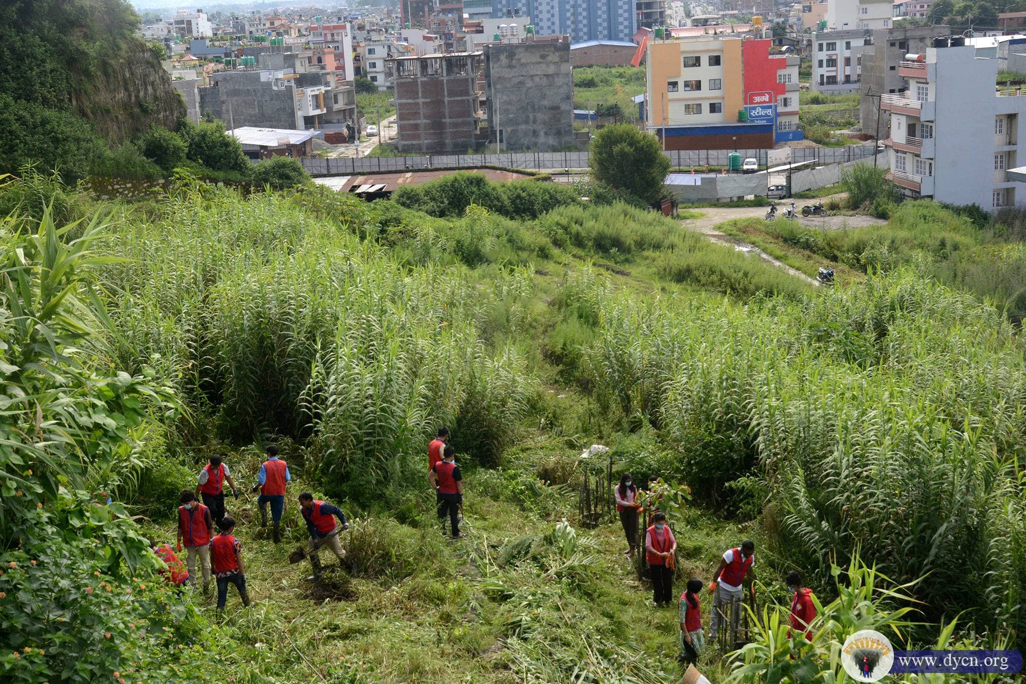 Cleaning & Plantation Program at the Proposed Greenery Park Kamerotar Bhaktapur 2078 (2)